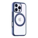 Torras Ostand R Fusion - Coque iPhone 16 Pro anneau MagSafe, bleue : bleu