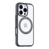 Torras Ostand R Fusion - Coque iPhone 16 Pro Max anneau MagSafe, grise : gris