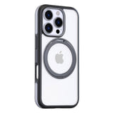 Torras Ostand R Fusion - Coque iPhone 16 Pro Max anneau MagSafe, noire : aimants support voiture