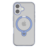 Torras Ostand Spin - Coque iPhone 16 anneau béquille, bleue : bleu