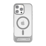 Torras Pstand - Coque iPhone 16 Pro Max béquille MagSafe, grise : gris