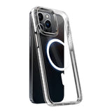Torras Sparka - Coque iPhone 15 Pro transparente MagSafe : transparent