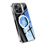 Torras UPRO Lstand Clear-Mag - Coque iPhone 15 Pro transparente MagSafe : transparent