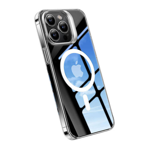 Torras UPRO Lstand Clear-Mag - Coque iPhone 15 Pro transparente MagSafe : transparent