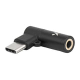 TRUTHEAR KEYX DAC USB-C vers jack 3,5 mm - puce Cirrus Logic CS43131, micro pris en charge : coude en L vue latérale