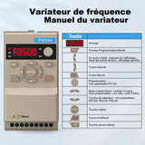 TwoTrees Broche CNC 1000 W refroidie par air, pince ER11, pour série TTC450 : 1 000 W aluminium moulé
