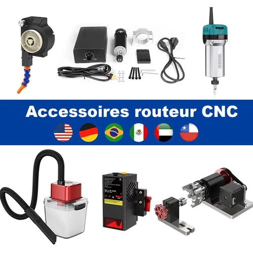 TwoTrees - manivelle MPG pour fraiseuse CNC TTC450 : vue de face
