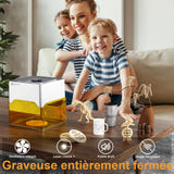 TwoTrees TS1 Mini - graveur laser 3 W portable, Bluetooth, zone 80 x 80 mm : médailles logos