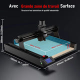 TwoTrees TTC450 Pro - broche 500 W pour fraiseuse CNC : 500 W boîtier de commande ttc450