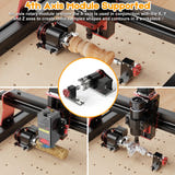 TwoTrees TTC450 Pro - fraiseuse CNC 460 x 460 mm, structure métal et fins de course XYZ : ensemble