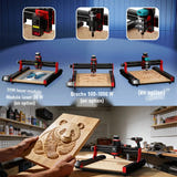 TwoTrees TTC450 Pro - fraiseuse CNC GRBL noire et rouge, précision 0,05 mm, vis T8 - visuel 4