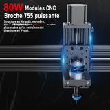 TwoTrees TTC450 Pro - fraiseuse CNC tout métal avec aspirateur M2 : boîtier