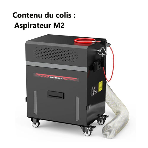 TwoTrees TTC450 Pro - fraiseuse CNC tout métal avec aspirateur M2 : vue ensemble
