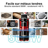 TwoTrees TTC450 Ultra - fraiseuse CNC 460 × 460 mm, écran tactile 3,5 pouces : rails linéaires