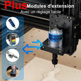 TwoTrees TTC450 Ultra - Fraiseuse CNC 465 x 465 mm, broche 500 W, châssis tout métal : galerie 4