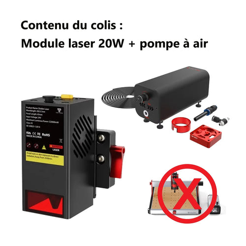 TwoTrees TTC450 Ultra - Fraiseuse CNC 500 W, zone de travail 465 x 465 mm - visuel 1