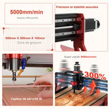 TwoTrees TTC6050 - fraiseuse CNC 3 axes, broche 500 W, rails linéaires et vis à billes : boîtier commande
