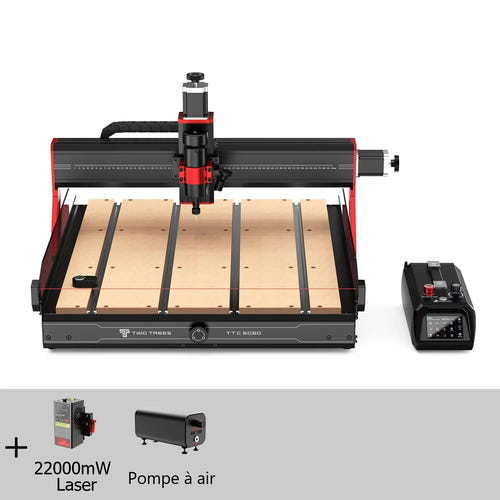 TwoTrees TTC6050 - fraiseuse CNC 4 axes, broche 500 W, zone 600 x 500 mm - visuel 1