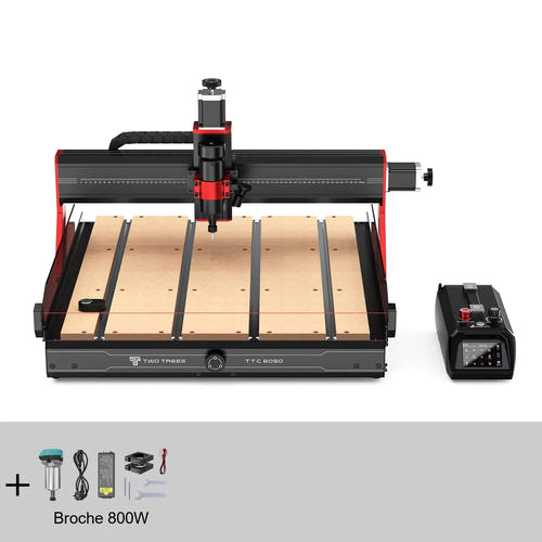 TwoTrees TTC6050 - fraiseuse CNC à rails linéaires et vis à billes, évolutive vers le laser - visuel 1
