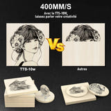 TwoTrees TTS-10 Pro - graveur laser 10 W, règles graduées, WiFi et montage en 30 minutes : carte TF page web