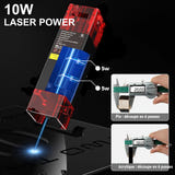 TwoTrees TTS-10 Pro - graveur laser 10 W, zone 300 x 300 mm, pour inox, bois et cuir - visuel 3