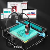 TwoTrees TTS-10 Pro - graveur laser 300 x 300 mm, Wi-Fi et application mobile : mise au point