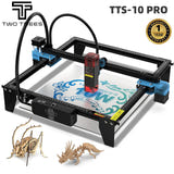 TwoTrees TTS-10 Pro - Graveuse laser 10 W, découpe bois et acrylique foncé : vue D ensemble capot