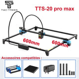 TwoTrees TTS-20 Max - Graveuse laser 20 W, zone de gravure 600 x 600 mm - visuel 2