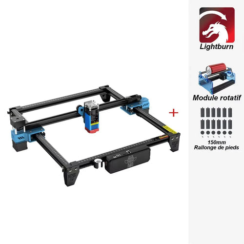 TwoTrees TTS-55 Pro - graveur laser 5,5 W Wi-Fi, zone 300 x 300 mm : vue principale