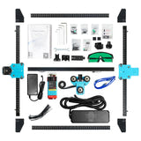 TwoTrees TTS-55 Pro - graveur laser à diode bleue, Wi-Fi et mode hors ligne : structure aluminium