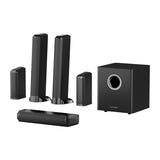 Ultimea Apollo S90 - Barre de son 9.1 Dolby Atmos et éclairage RVB : colonnes surround RVB arrière