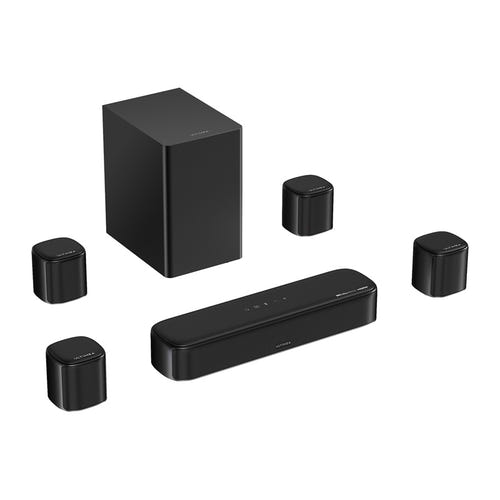 Ultimea Aura S5T - Barre de son 7.1 Dolby Atmos avec enceintes surround et caisson de basses : système Home cinéma complet