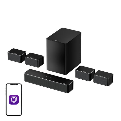 Ultimea Poseidon D70 - Barre de son 7.1 avec caisson sans fil - visuel 1