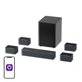 Ultimea Poseidon D80 BOOM - ensemble home cinéma 7.1 Dolby Atmos avec caisson et 4 enceintes - visuel 1