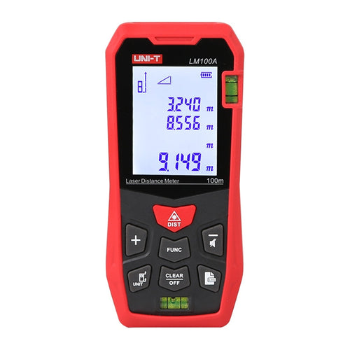 UNI-T LM100A - Télémètre laser 100 m (surface, volume, Pythagore)
