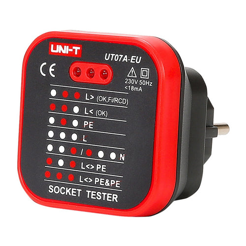 UNI-T UT07A-EU - Testeur de prise secteur (230 V)