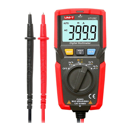 UNI-T UT125C - Multimètre numérique de poche 600 V avec détection NCV - visuel 1