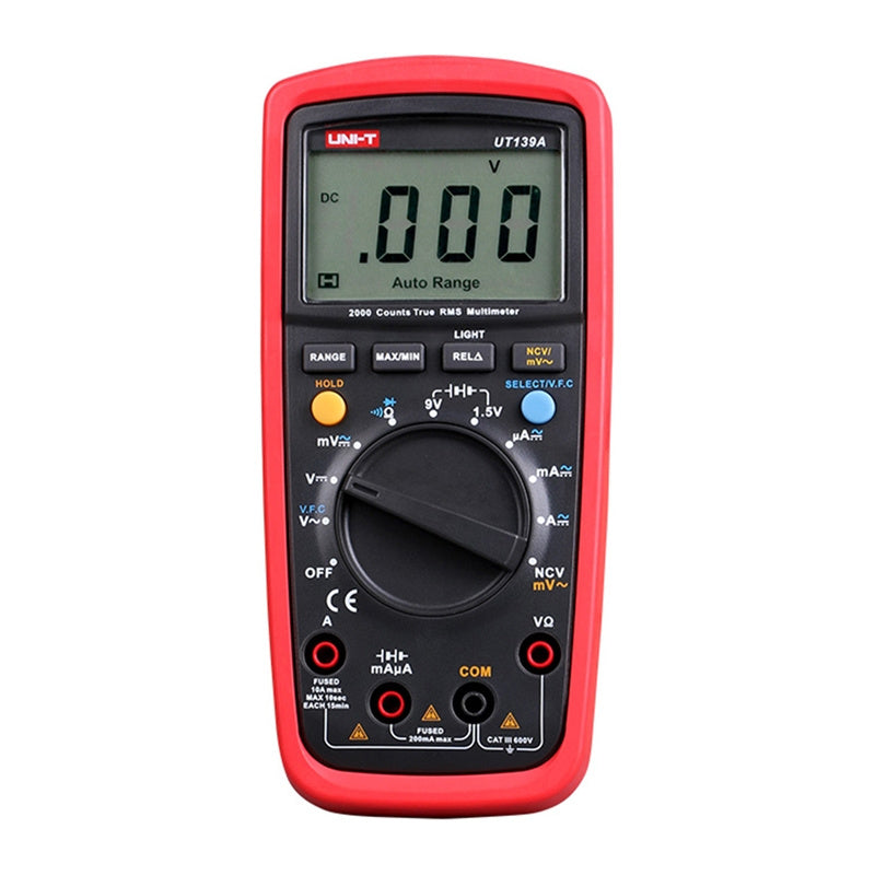 UNI-T UT139A - Multimètre numérique True RMS CAT III 600 V - visuel 1