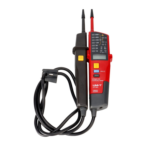 UNI-T UT18C - Testeur de tension et de continuité CAT IV 600 V, IP65 - visuel 1