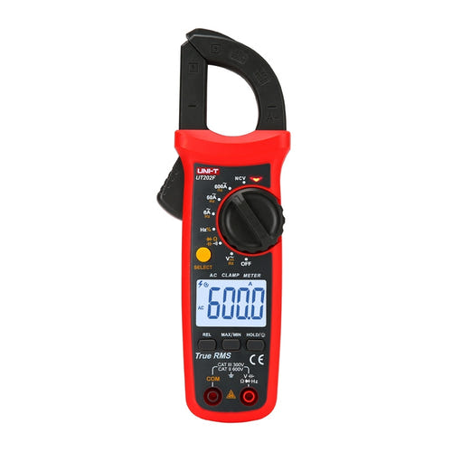 UNI-T UT202F - Pince ampèremétrique numérique True RMS 600 A avec détection NCV - visuel 1