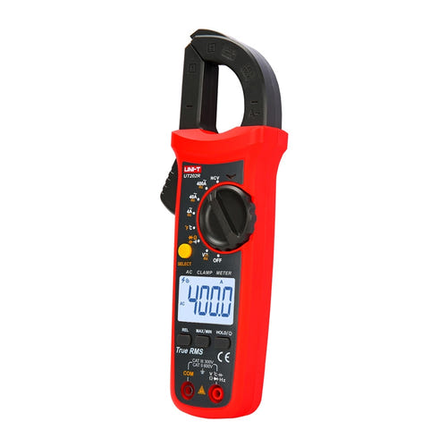 UNI-T UT202R - Pince ampèremétrique numérique True RMS 400 A (température) : mâchoire 28 mm