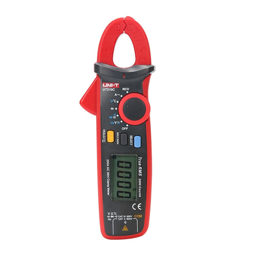 UNI-T UT210C - Mini pince ampèremétrique 200 A avec température - visuel 1