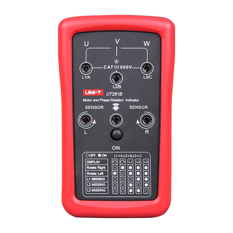 UNI-T UT261B - Testeur de phases et sens de rotation moteur - visuel 1