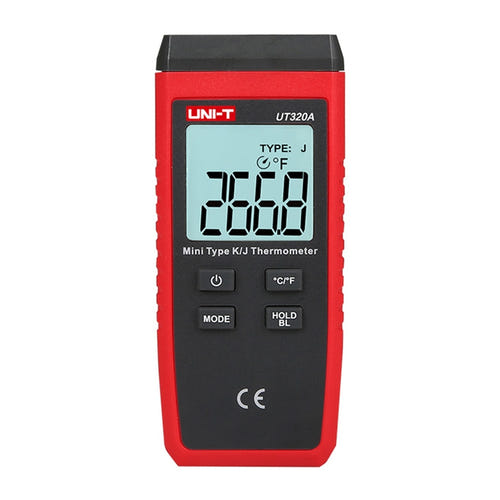 UNI-T UT320A - Thermomètre de contact à sonde K/J : thermocouple K