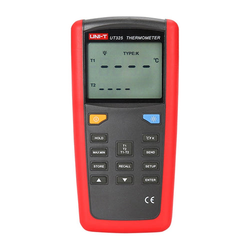 UNI-T UT325 - Thermomètre de contact 2 sondes (-200 à 1372 °C)