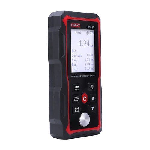 UNI-T UT345A - Jauge d'épaisseur à ultrasons (1 à 300 mm) : sonde ultrasons mesure