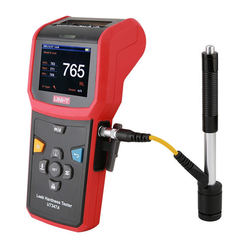 UNI-T UT347A - Duromètre Leeb portable (6 échelles, caméra) : écran TFT statistiques