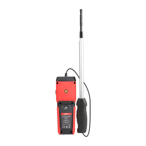 UNI-T UT362H - Anémomètre à capteur platine (vitesse, débit, température) : sonde télescopique aluminium