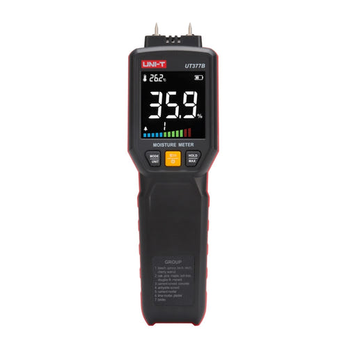 UNI-T UT377B - Humidimètre à pointes pour bois et matériaux : mesure bois