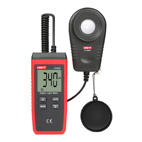 UNI-T UT383S - Luxmètre numérique (0 à 199 900 lux, sonde séparée)